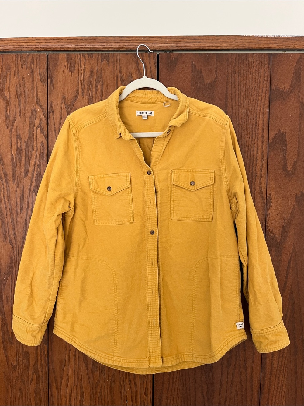 Toad and Co Women's Mustard Yellow Shacket